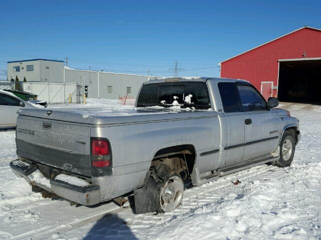 1B7HC13Z8WJ147681 - 1998 DODGE RAM 1500 SILVER photo 4