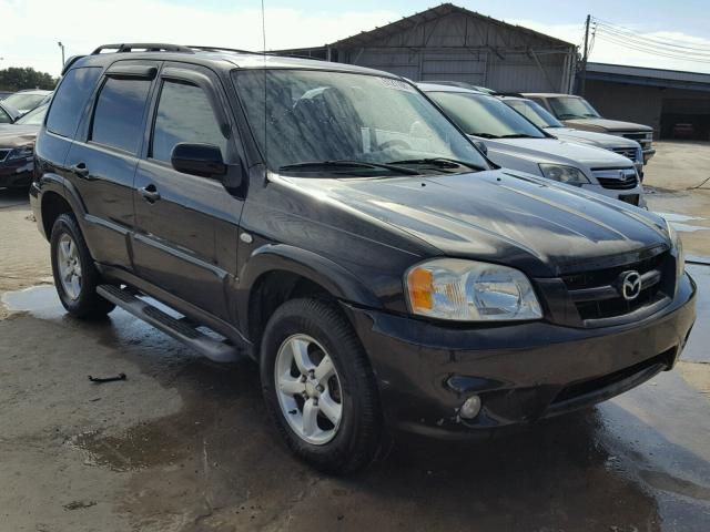 4F2YZ02Z15KM28546 - 2005 MAZDA TRIBUTE I BLACK photo 1