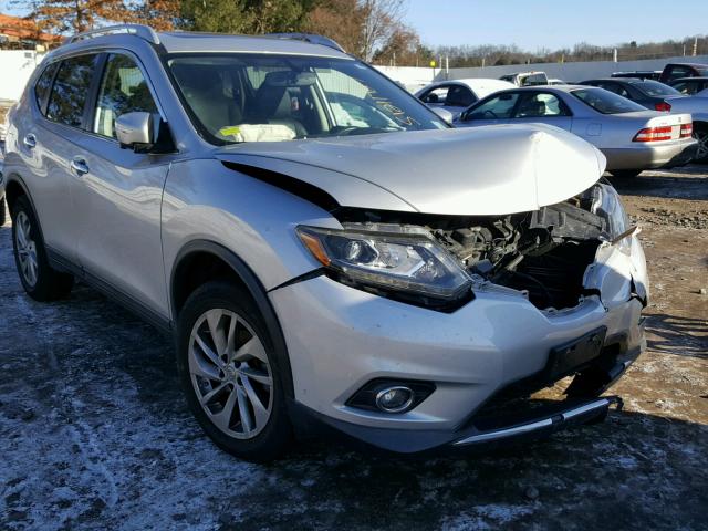 5N1AT2MV4FC786806 - 2015 NISSAN ROGUE S SILVER photo 1