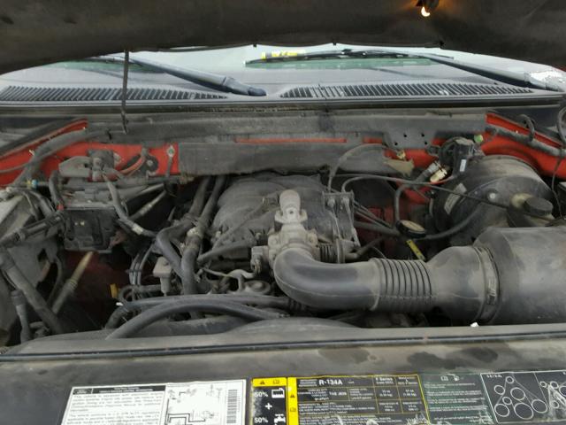 1FTZX17211NB76589 - 2001 FORD F150 RED photo 7