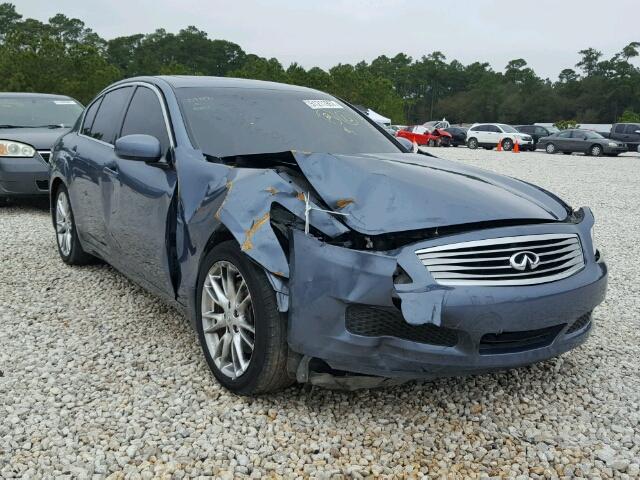 JNKBV61E47M713671 - 2007 INFINITI G35 BLUE photo 1