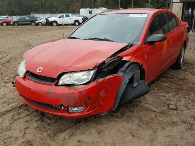 1G8AW15F47Z141269 - 2007 SATURN ION LEVEL RED photo 2