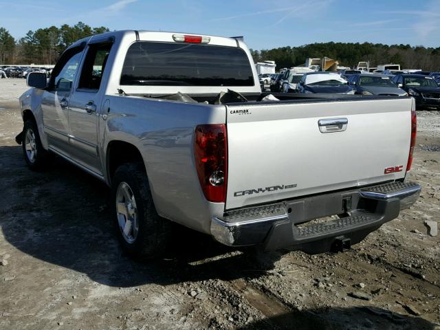 1GTD5MFE8C8137836 - 2012 GMC CANYON SLE SILVER photo 3