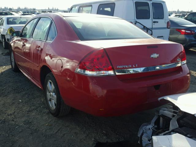 2G1WG5EK2B1199324 - 2011 CHEVROLET IMPALA LT RED photo 3