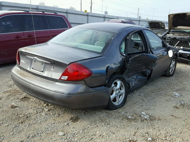 1FAFP53U52G175409 - 2002 FORD TAURUS SE GRAY photo 4