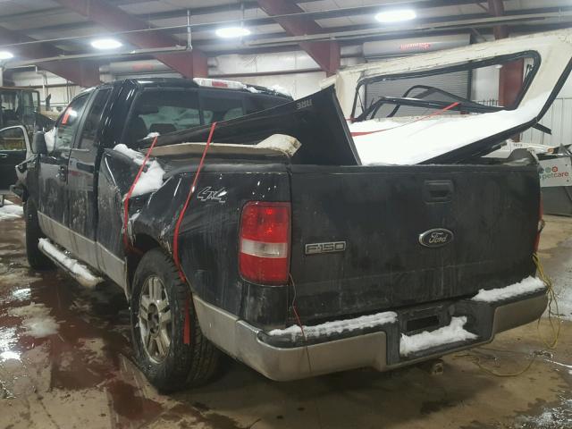 1FTPX14V38FA42578 - 2008 FORD F150 BLACK photo 3