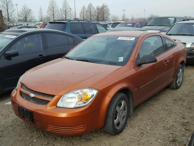 1G1AK15F267682387 - 2006 CHEVROLET COBALT LS ORANGE photo 2