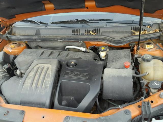 1G1AK15F267682387 - 2006 CHEVROLET COBALT LS ORANGE photo 7