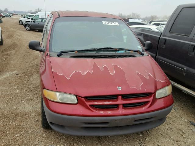 1B4GP54L4WB658460 - 1998 DODGE GRAND CARA RED photo 9