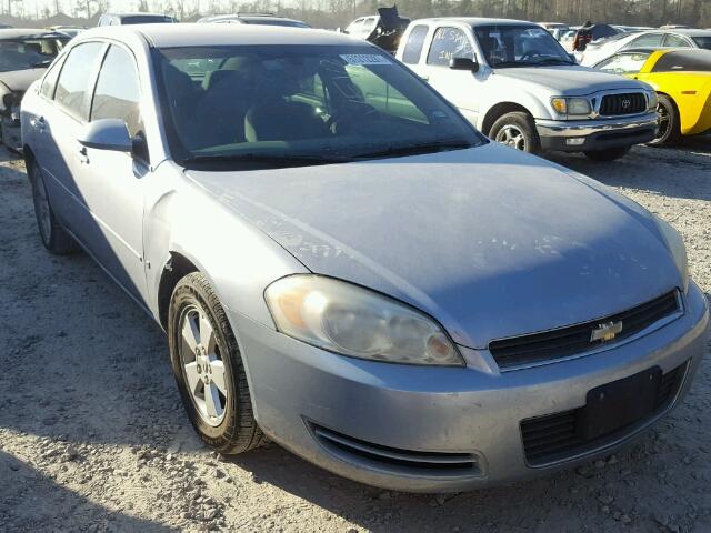 2G1WT58K069116178 - 2006 CHEVROLET IMPALA LT SILVER photo 1