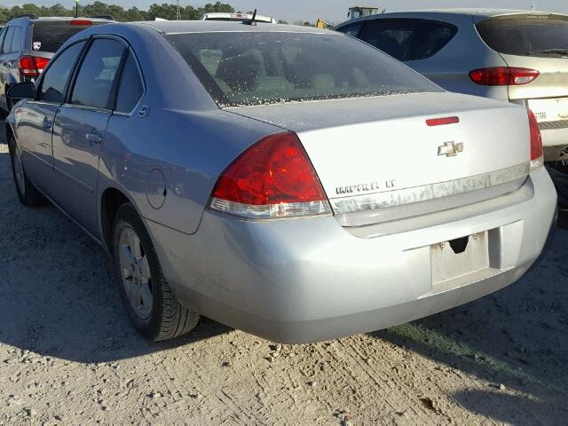 2G1WT58K069116178 - 2006 CHEVROLET IMPALA LT SILVER photo 3