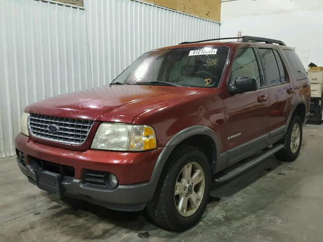 1FMZU63K15ZA11938 - 2005 FORD EXPLORER RED photo 2