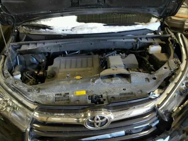 5TDJKRFH4FS190438 - 2015 TOYOTA HIGHLANDER BLACK photo 7