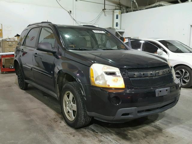 2CNDL13F576071688 - 2007 CHEVROLET EQUINOX BLACK photo 1