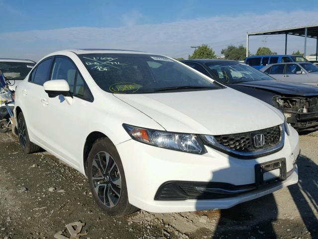 19XFB2F81FE231535 - 2015 HONDA CIVIC EX WHITE photo 1