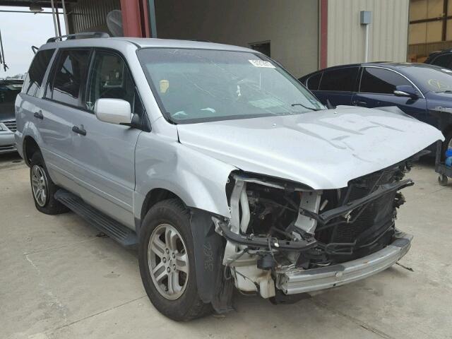 2HKYF18484H586941 - 2004 HONDA PILOT EX SILVER photo 1