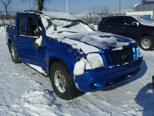 1FMZU77K74UA88521 - 2004 FORD EXPLORER S BLUE photo 1