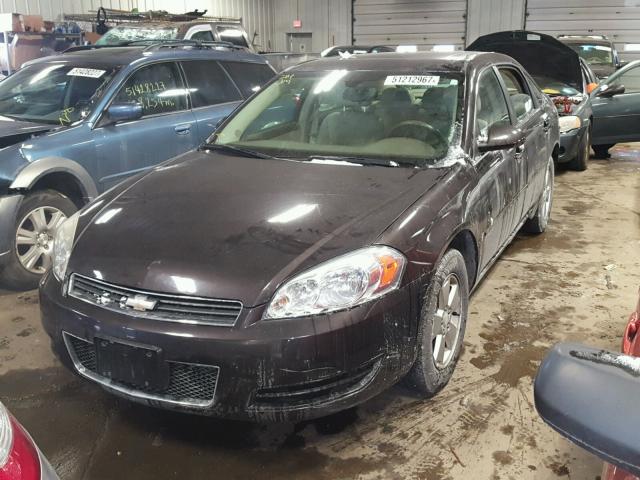 2G1WT58KX89282999 - 2008 CHEVROLET IMPALA LT GRAY photo 2