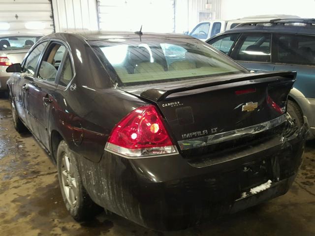 2G1WT58KX89282999 - 2008 CHEVROLET IMPALA LT GRAY photo 3