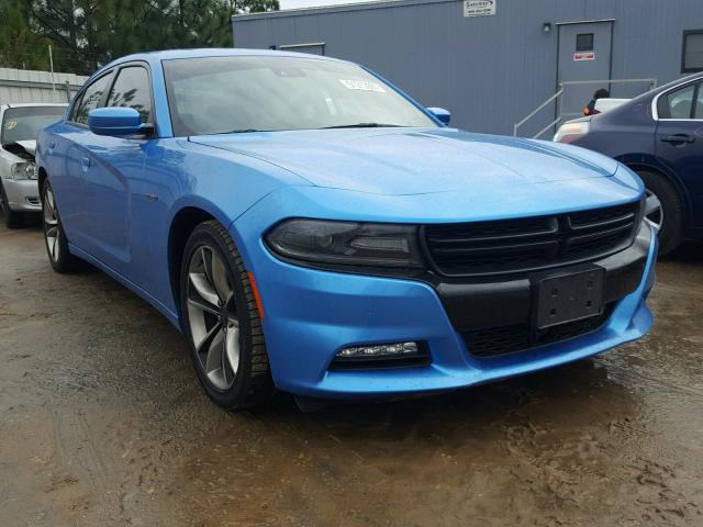 2C3CDXCTXFH925362 - 2015 DODGE CHARGER R/ BLUE photo 1