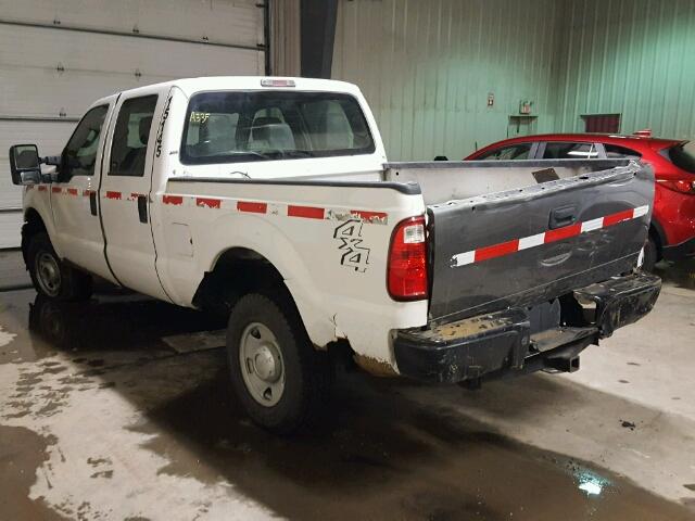 1FT8W3B66FED22366 - 2015 FORD F350 SUPER WHITE photo 3