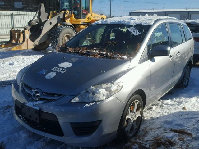 JM1CR2WL6A0372234 - 2010 MAZDA 5 GRAY photo 2