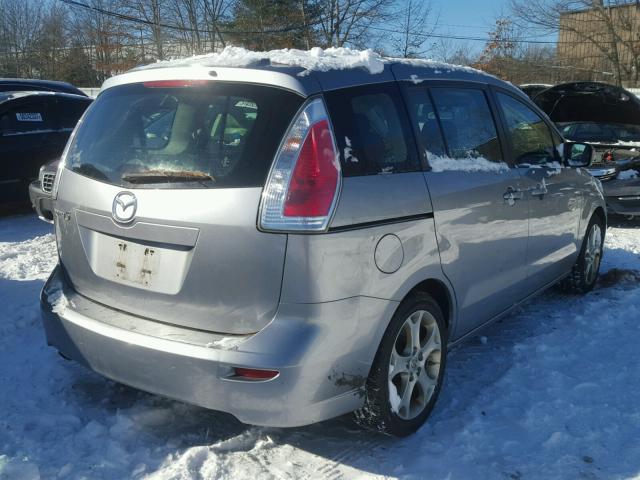 JM1CR2WL6A0372234 - 2010 MAZDA 5 GRAY photo 4