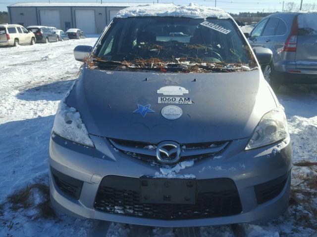 JM1CR2WL6A0372234 - 2010 MAZDA 5 GRAY photo 9