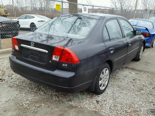 2HGES26733H608824 - 2003 HONDA CIVIC EX 黑色 照片 4