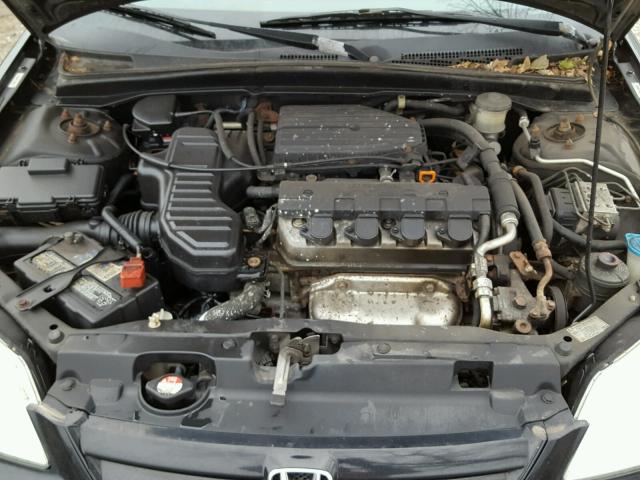 2HGES26733H608824 - 2003 HONDA CIVIC EX 黑色 照片 7