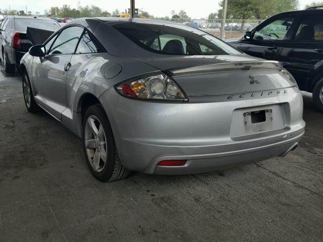 4A3AK24F19E029870 - 2009 MITSUBISHI ECLIPSE GS SILVER photo 3