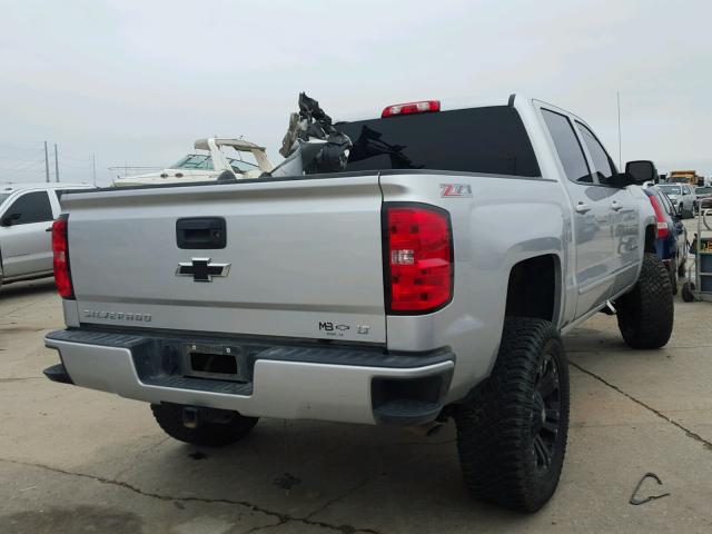 3GCUKRECXHG303619 - 2017 CHEVROLET SILVERADO SILVER photo 4