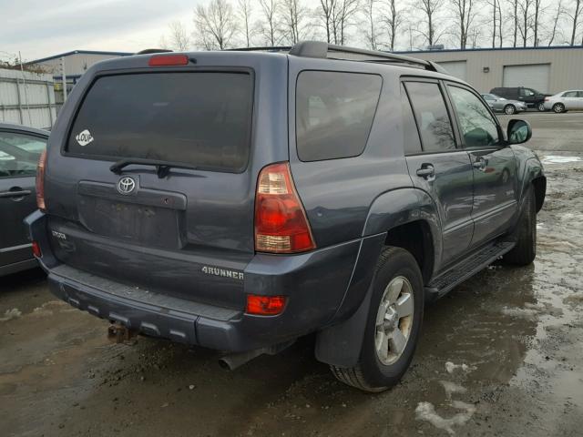 JTEBU14R958051240 - 2005 TOYOTA 4RUNNER SR GRAY photo 4