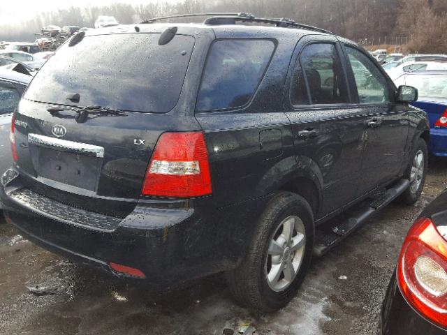 KNDJC736175690536 - 2007 KIA SORENTO EX BLACK photo 4