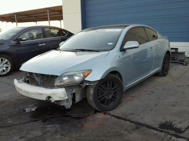 JTKDE177X60115086 - 2006 TOYOTA SCION TC BLUE photo 2