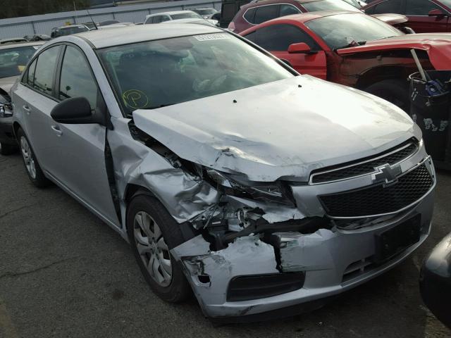 1G1PB5SG1E7450568 - 2014 CHEVROLET CRUZE LS SILVER photo 1