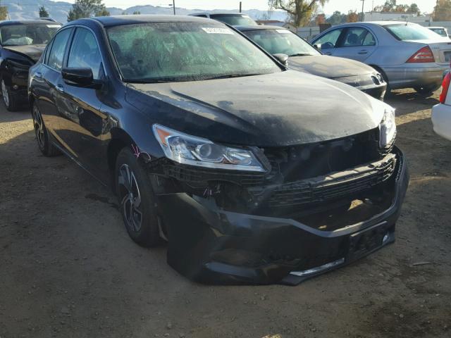 1HGCR2F33HA099887 - 2017 HONDA ACCORD LX BLACK photo 1