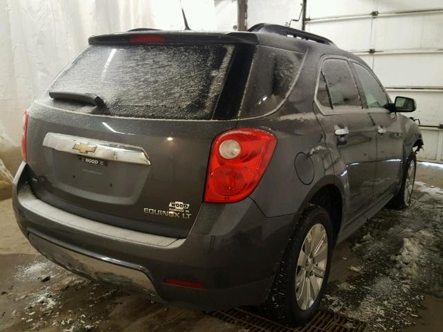 2CNFLNEW5A6307390 - 2010 CHEVROLET EQUINOX LT GRAY photo 4