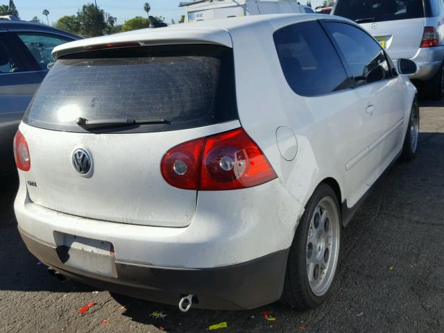 WVWFV71K78W293120 - 2008 VOLKSWAGEN GTI WHITE photo 4