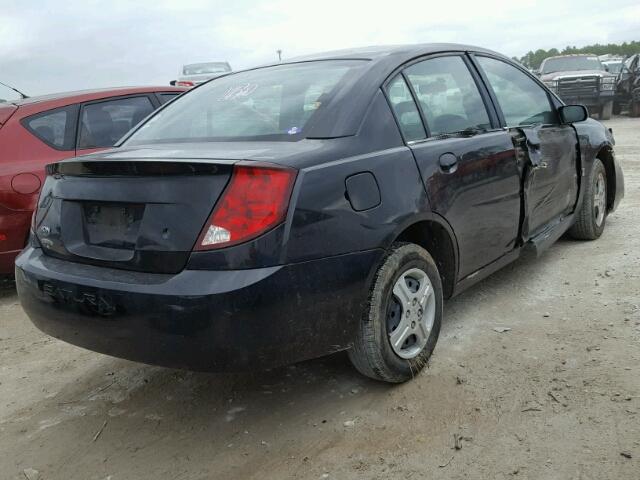 1G8AG52F05Z145650 - 2005 SATURN ION LEVEL BLACK photo 4