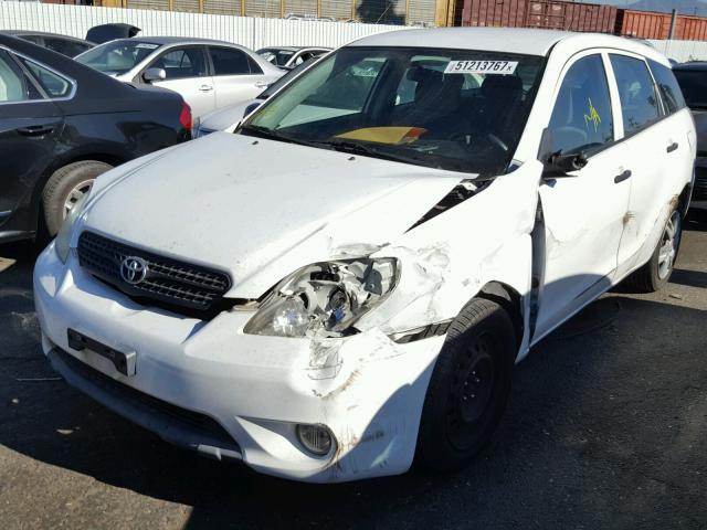 2T1KR32E47C656937 - 2007 TOYOTA COROLLA MA WHITE photo 2