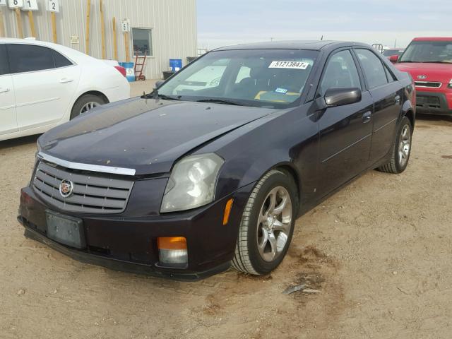 1G6DM57T160106780 - 2006 CADILLAC CTS PURPLE photo 2