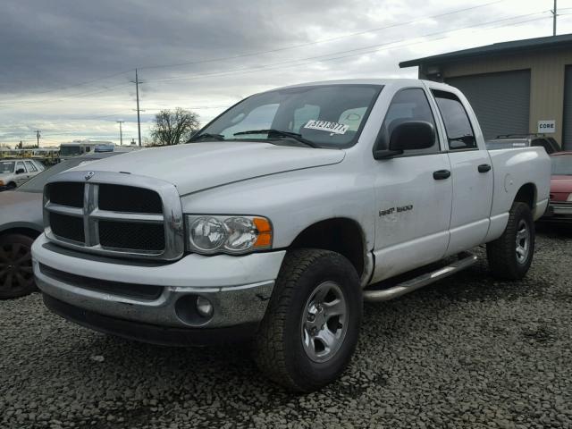 1D7HU18NX3S337013 - 2003 DODGE RAM 1500 S WHITE photo 2