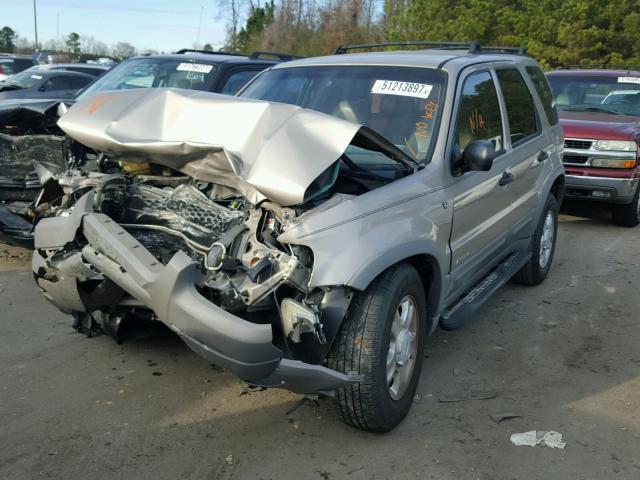 1FMYU03151KA35453 - 2001 FORD ESCAPE XLT BROWN photo 2