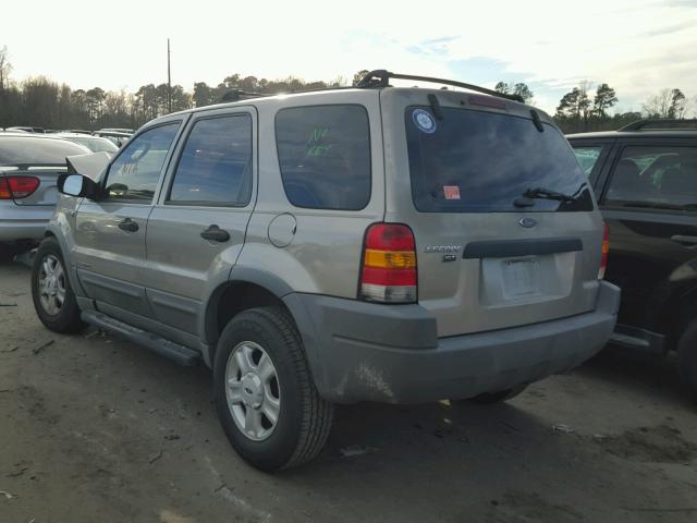 1FMYU03151KA35453 - 2001 FORD ESCAPE XLT BROWN photo 3