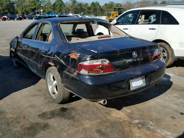 19UUA56763A080193 - 2003 ACURA 3.2TL BLACK photo 3