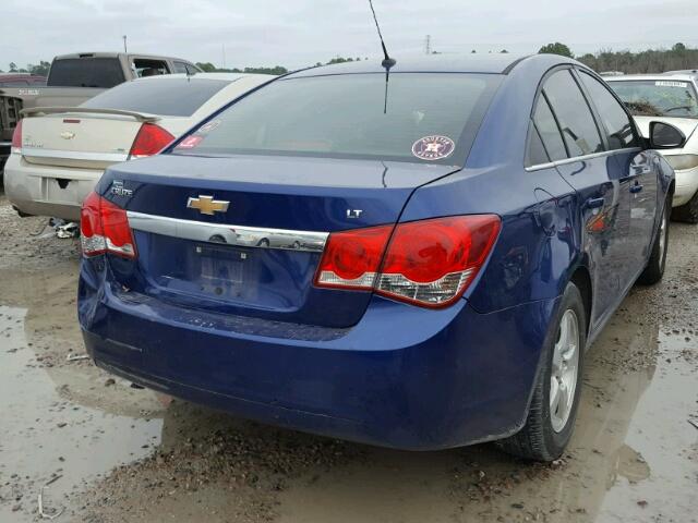 1G1PE5SC1C7282755 - 2012 CHEVROLET CRUZE LT BLUE photo 4