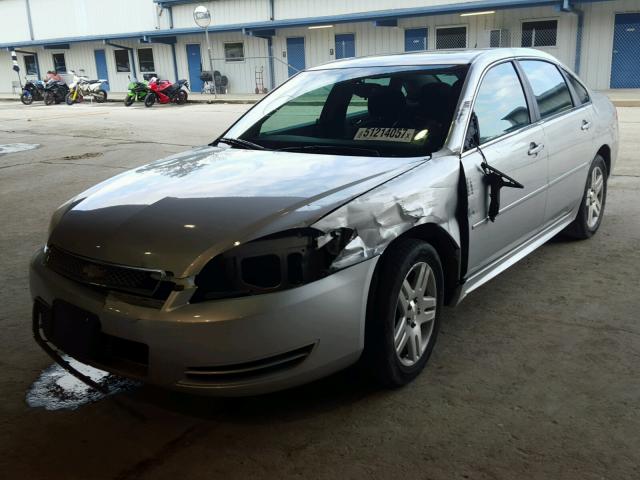 2G1WG5E30C1329675 - 2012 CHEVROLET IMPALA LT SILVER photo 2