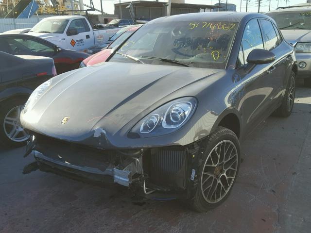 WP1AB2A5XGLB56915 - 2016 PORSCHE MACAN S GRAY photo 2