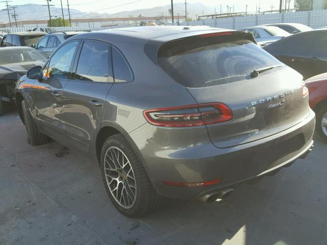 WP1AB2A5XGLB56915 - 2016 PORSCHE MACAN S GRAY photo 3